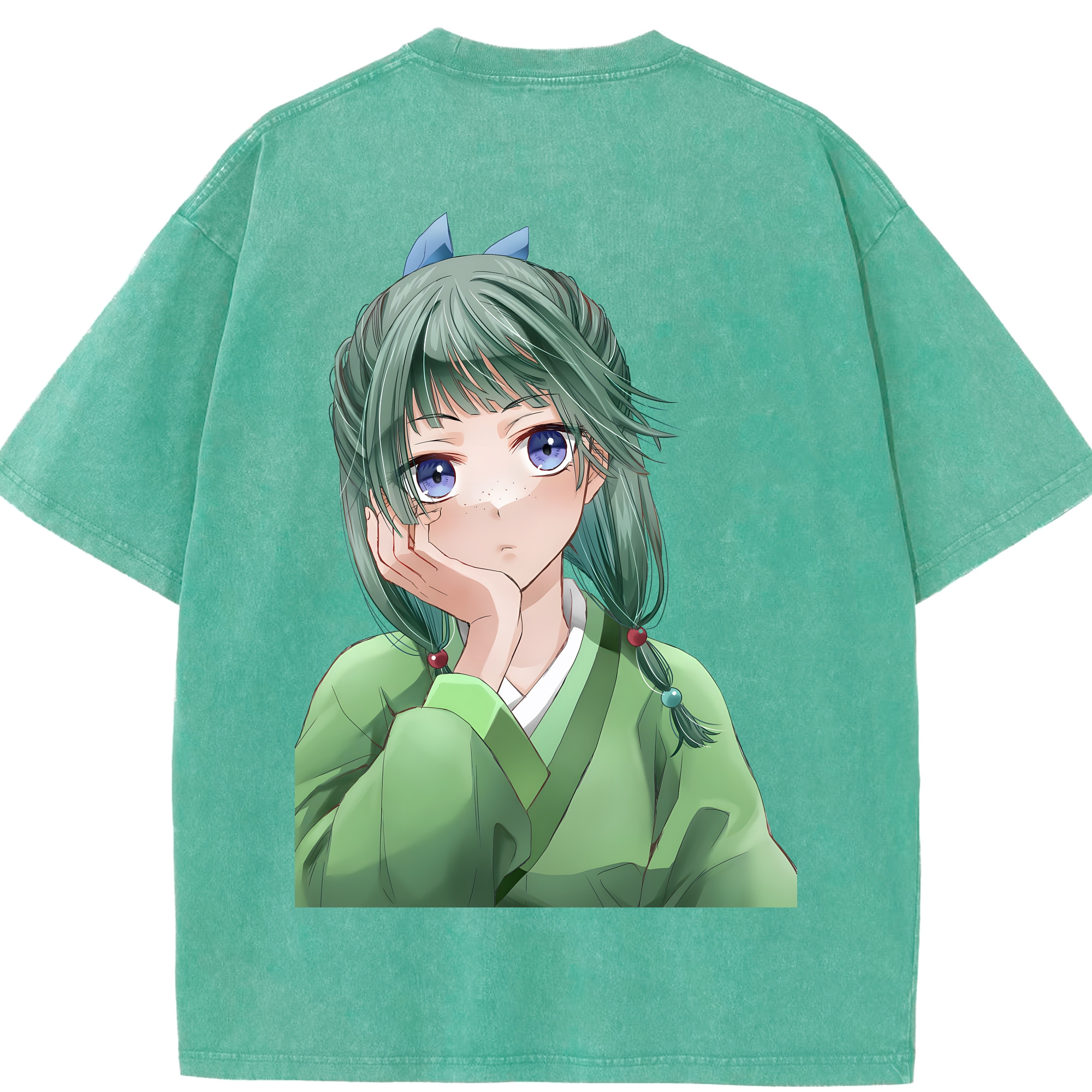 （画像用） 薬屋のひとりごと The Apothecary Diaries 綿100% ヴィンテージ風 半袖Tシャツ（背面プリント）